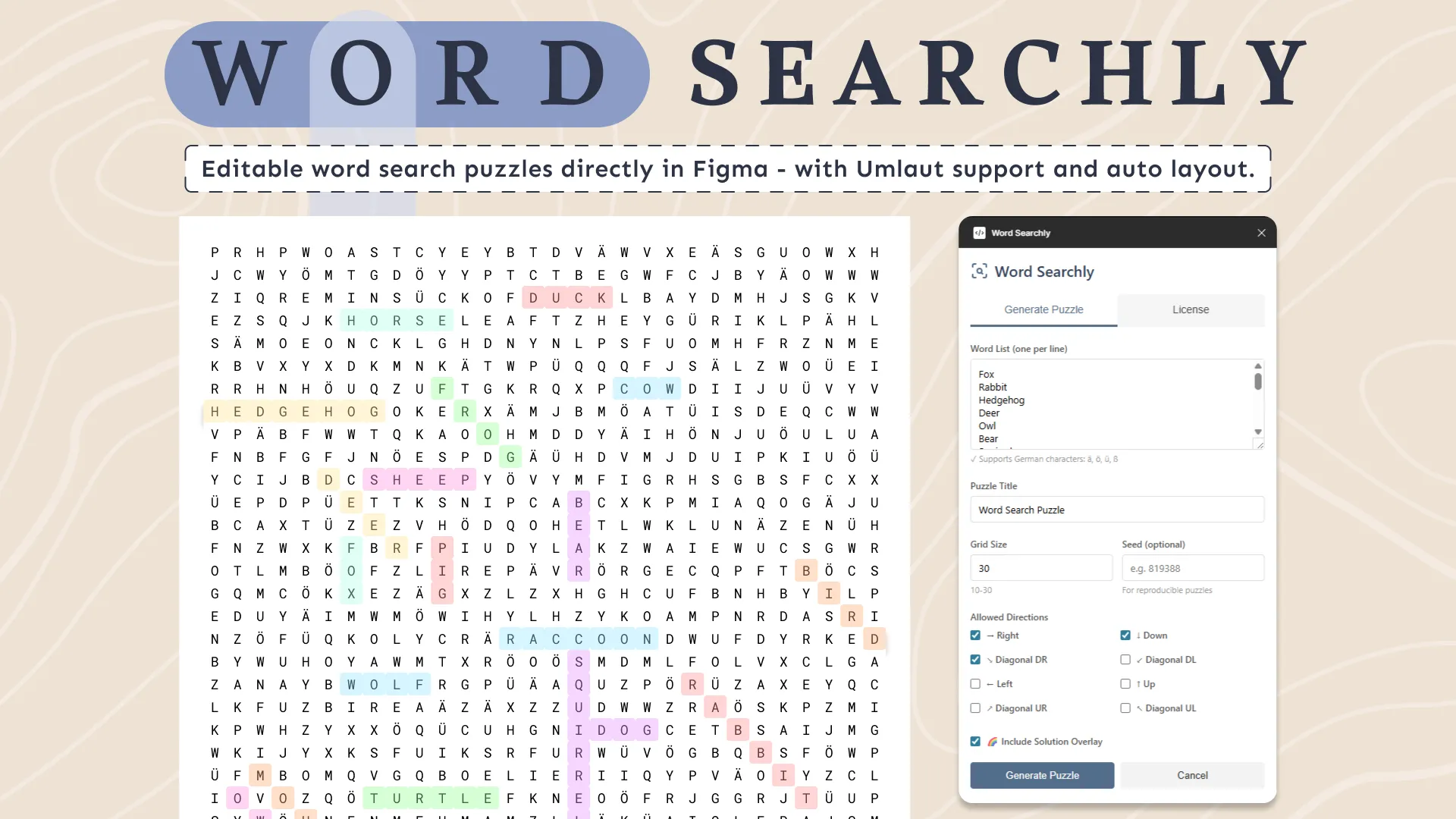 Word Searchly Plugin Screenshot